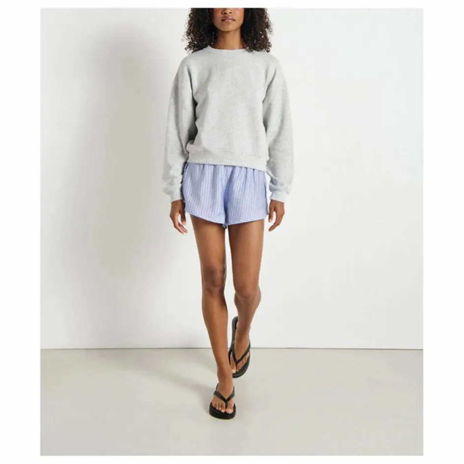 Best American Vintage Sweat Evona | Gris chiné clair