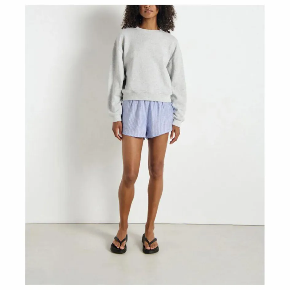 Best American Vintage Sweat Evona | Gris chiné clair