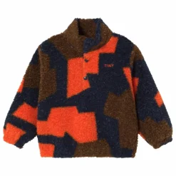 Enfant Tinycottons Sweats|Sweats*Sweat Façon Sherpa Abstrait |