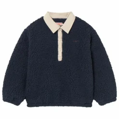 Tinycottons Sweat Façon Sherpa Col ||Enfant Sweats|Sweats