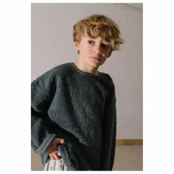 Studio Bohème Sweat Façon Sherpa Ours Coton Bio ||Enfant Sweats|Sweats