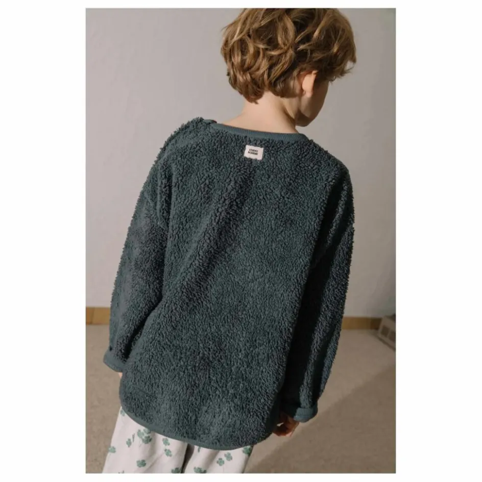 Studio Bohème Sweat Façon Sherpa Ours Coton Bio ||Enfant Sweats|Sweats