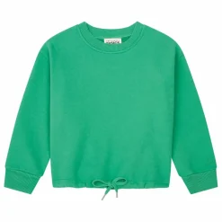 Best SMALLABLE BASICS Sweat Fille A Nouer Molleton Bio | Vert