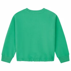 Best SMALLABLE BASICS Sweat Fille A Nouer Molleton Bio | Vert