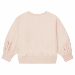 Sale SMALLABLE BASICS Sweat Fille Boxy Molleton Bio | Blush