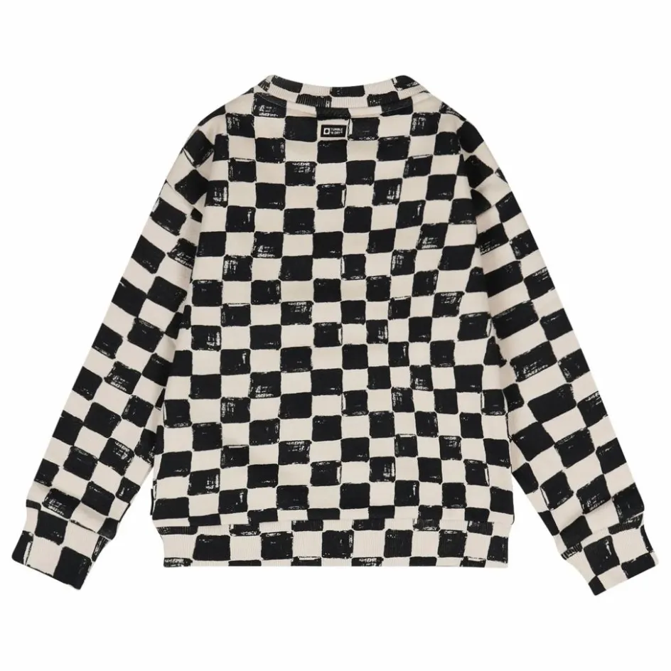 Clearance Tumble N'Dry Sweat Finish Damier Coton Bio | Noir