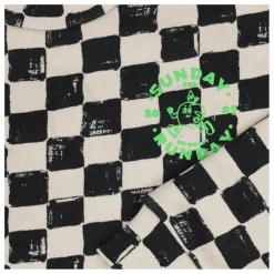 Clearance Tumble N'Dry Sweat Finish Damier Coton Bio | Noir