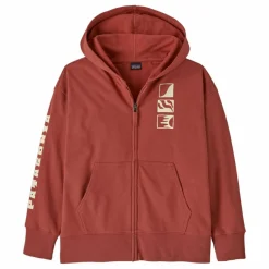 Clearance Patagonia Sweat Full-Zip Coton Bio | Terracotta