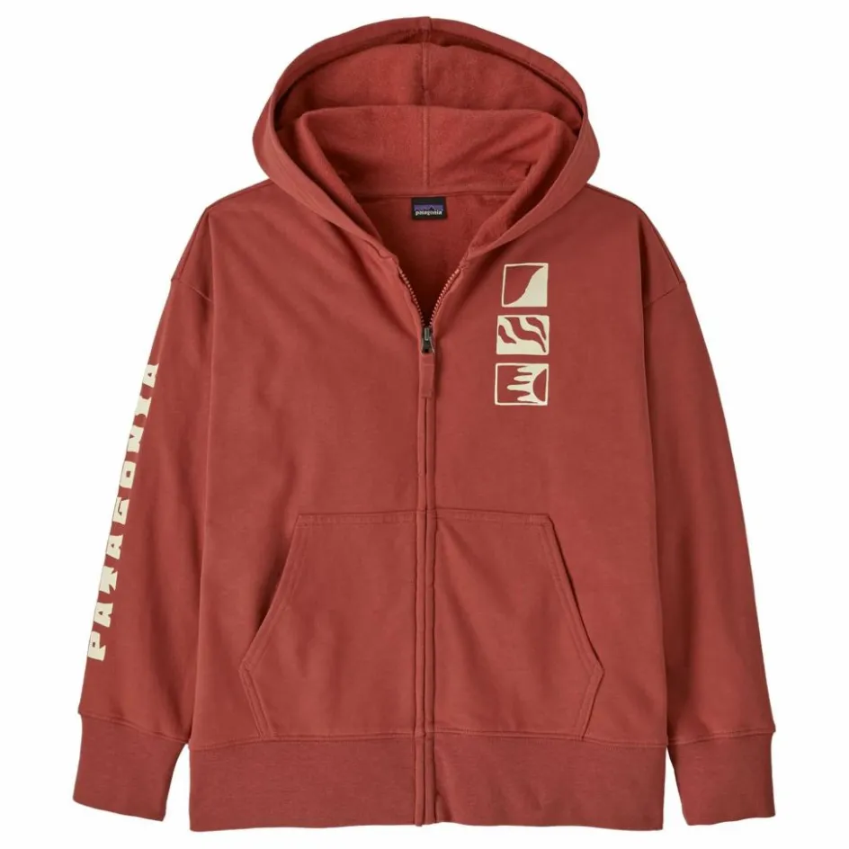 Clearance Patagonia Sweat Full-Zip Coton Bio | Terracotta