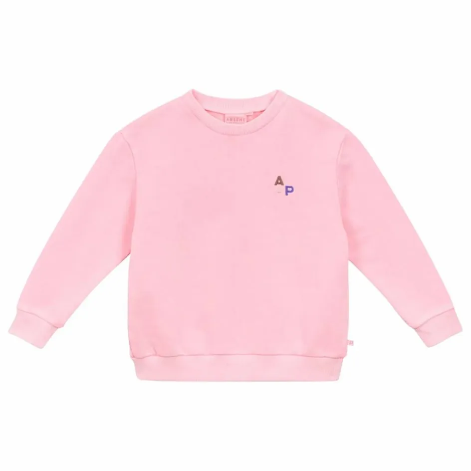 Sale Arsène et Les Pipelettes Sweat Giz Coton Bio | Rose