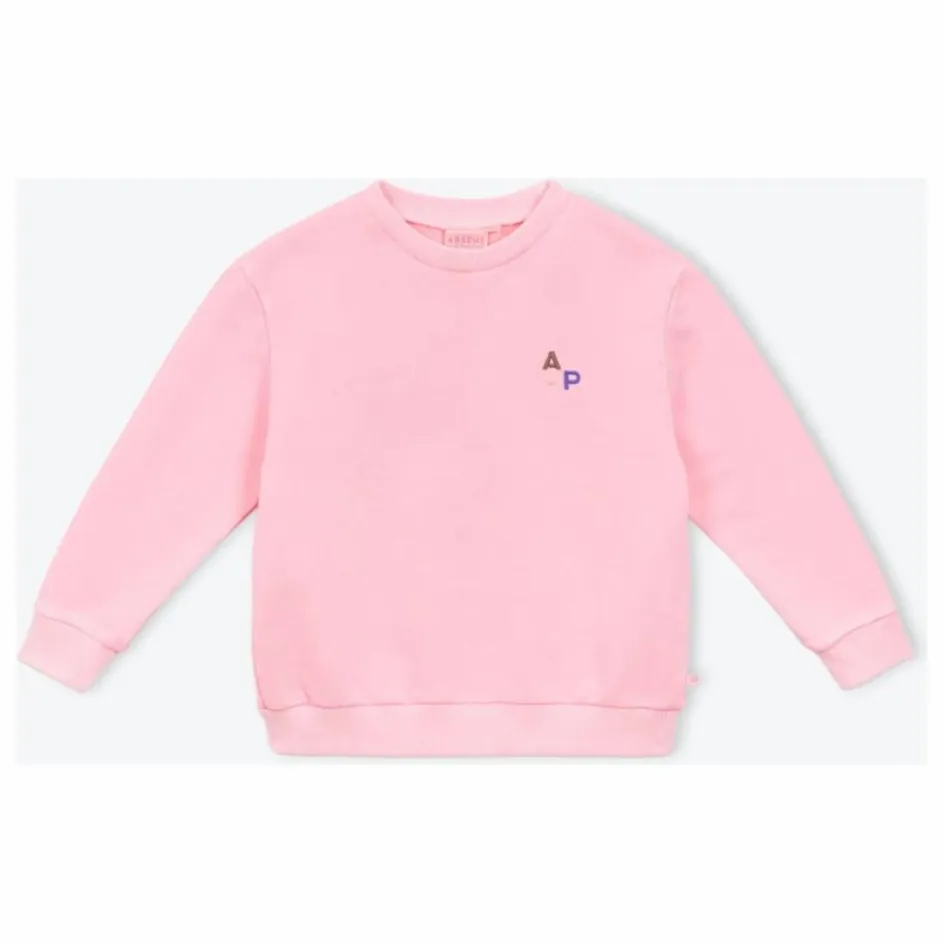Sale Arsène et Les Pipelettes Sweat Giz Coton Bio | Rose