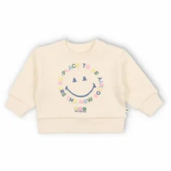 Best the new society Sweat Happy Place Baby | Crème