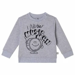 New Stella McCartney Kids Sweat I Am The Music Man | Gris