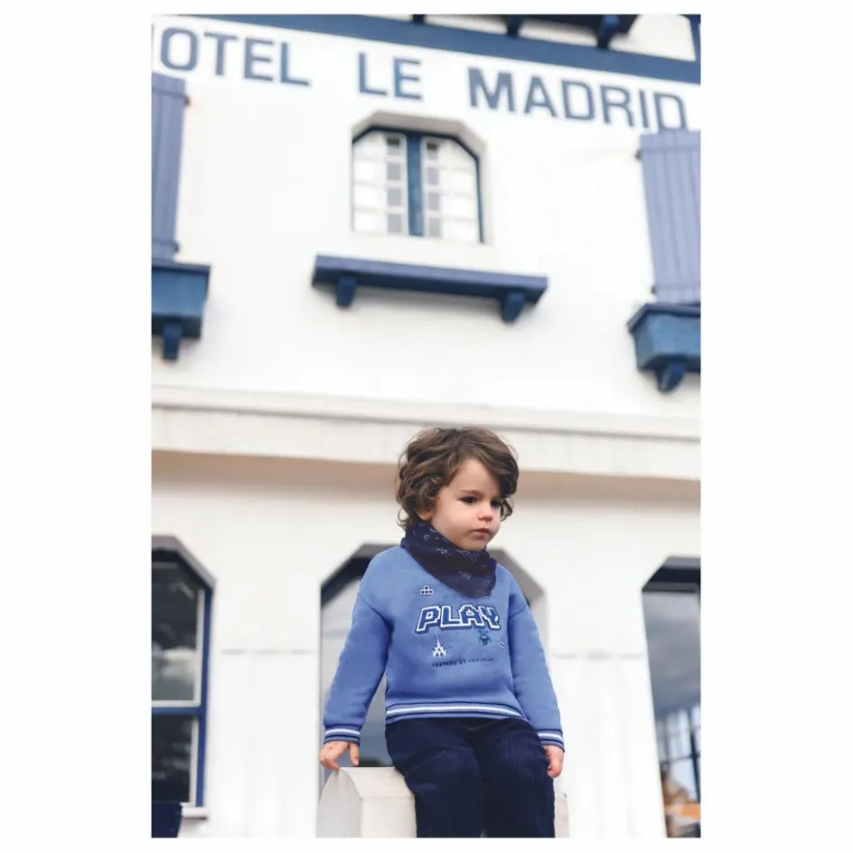 Sale Tartine et Chocolat Sweat Jeux | Bleu électrique