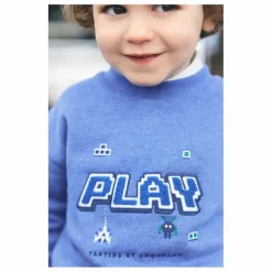 Sale Tartine et Chocolat Sweat Jeux | Bleu électrique