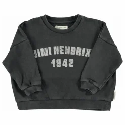 New Piupiuchick Sweat Jimi Hendrix Coton Bio | Noir