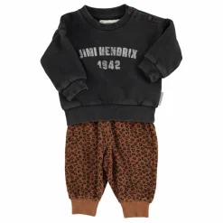 New Piupiuchick Sweat Jimi Hendrix Coton Bio | Noir