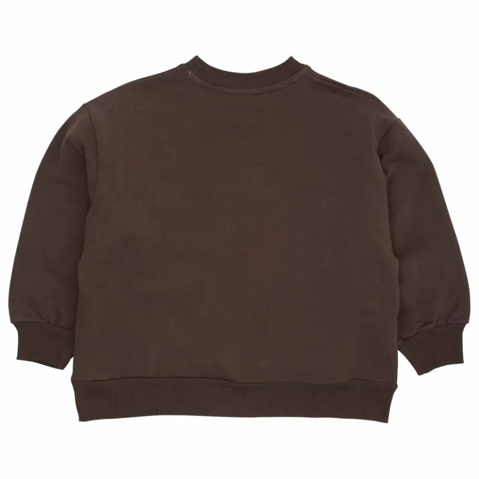 Outlet Copenhagen Colors Sweat Logo Coton Bio | Marron
