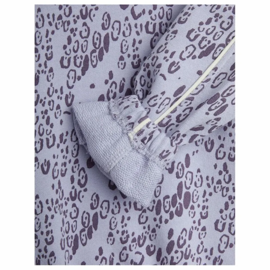 Enfant Mini Rodini Sweats|Sweats*Sweat Léopard Coton Bio | Lilas