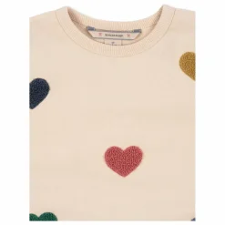 Online Sweat Lou Cœurs Coton Bio | Enfant Sweats|Sweats
