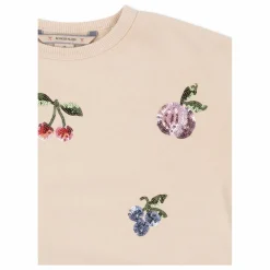 Enfant Konges Sløjd Sweats|Sweats*Sweat Lou Fruits Sequins Coton Bio |