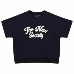 Sale the new society Sweat Manches Courtes Pylos | Bleu marine