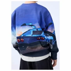 Hot Molo Sweat Mattis Car Coton Bio | Bleu