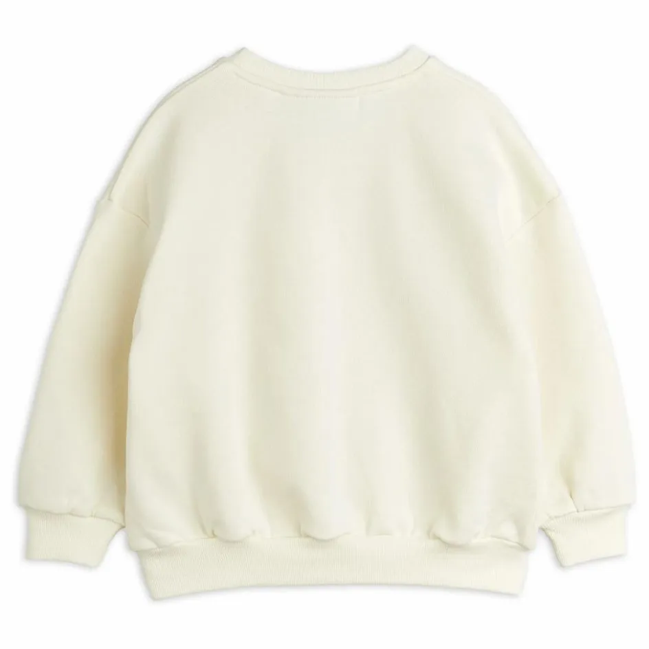 New Mini Rodini Sweat Society Coton Bio | Ecru