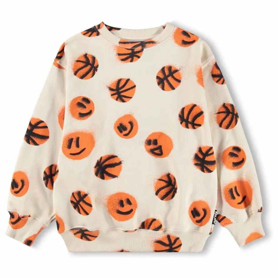 Outlet Molo Sweat Monti Basketball Coton Bio | Ecru