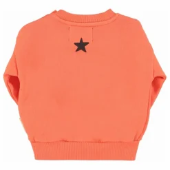 Clearance Piupiuchick Sweat Music Coton Bio | Orange fluo