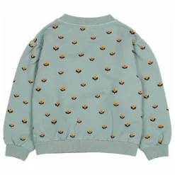 Online Búho Sweat Naïf Coton Bio | Vert Cèdre
