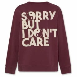 AO76 Sweat Oscar Sorry Coton Bio | Bordeaux