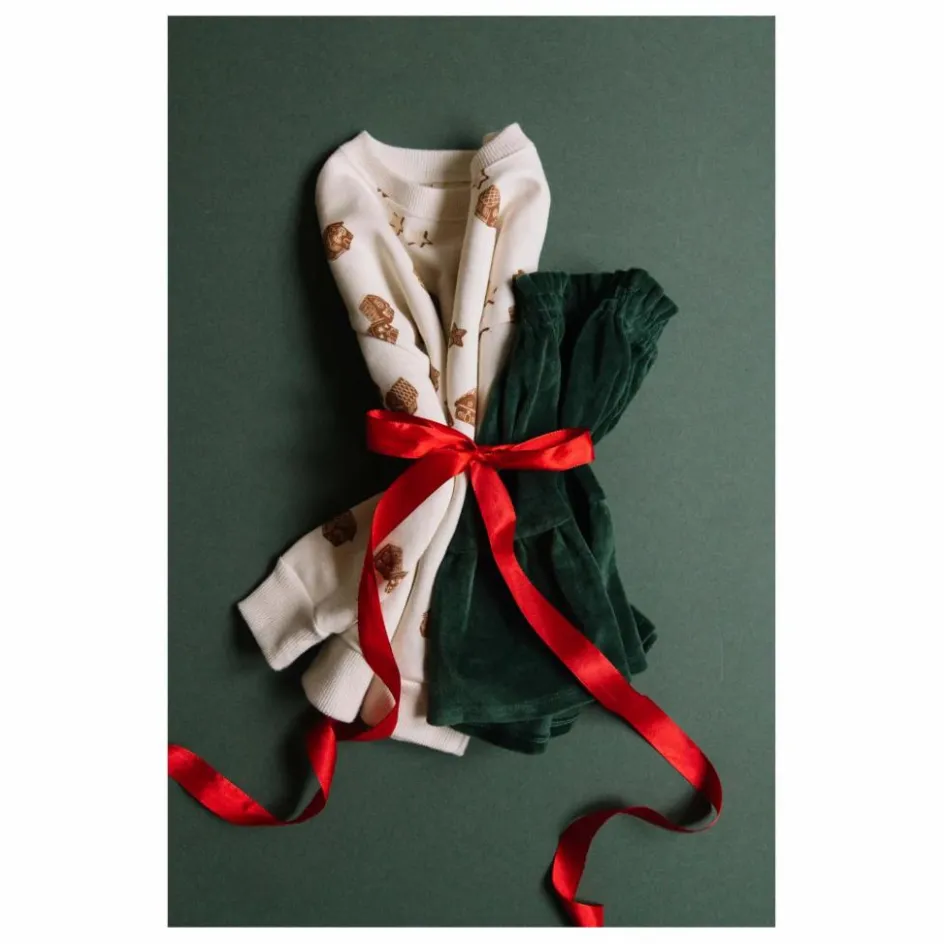 Discount Studio Bohème Sweat Ours Noël Coton Bio | Ecru