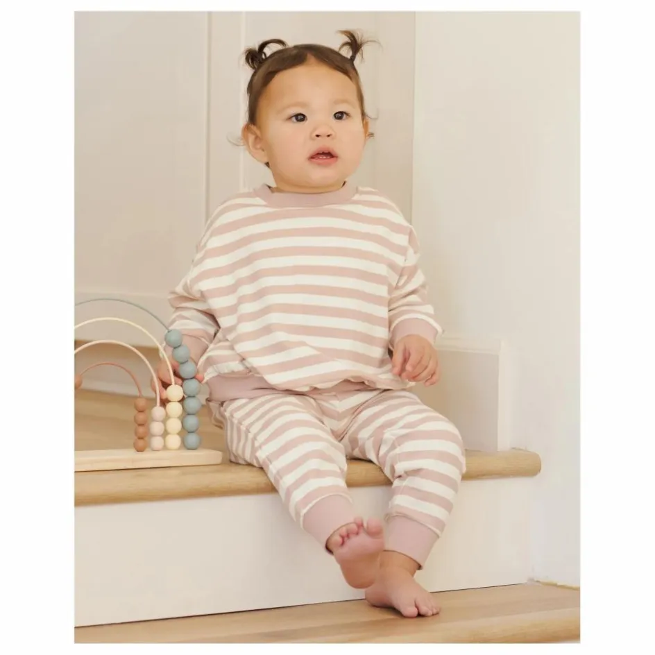 Quincy Mae Sweat Rayé Coton Bio ||Enfant Sweats|Sweats