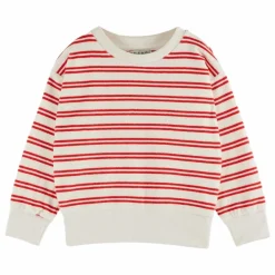 Outlet Emile et Ida Sweat Rayure | Rouge