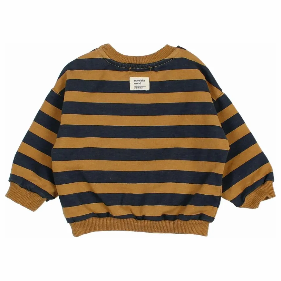 Búho Sweats|Sweats*Sweat Rayures Bébé Coton Bio |
