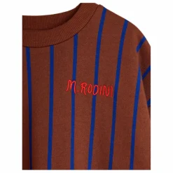 Outlet Mini Rodini Sweat Rayures Coton Bio | Marron