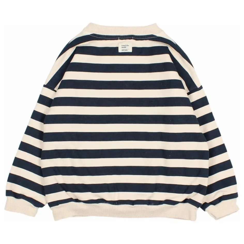 Sweat Rayures Coton Bio | Enfant Sweats|Sweats