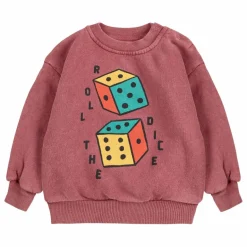 New Bobo Choses Sweat Roll The Dice Coton Bio | Marron