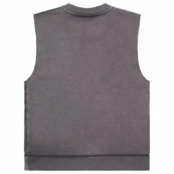 Outlet Finger in the nose Sweat Sans Manches Clem Coton Bio | Gris charbon