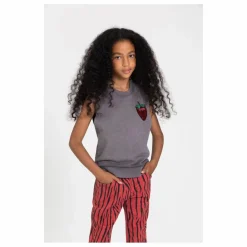 Outlet Finger in the nose Sweat Sans Manches Clem Coton Bio | Gris charbon