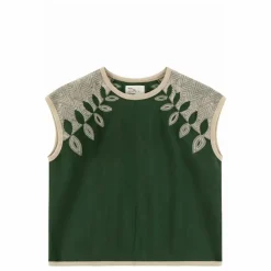 Leon & Harper Sweat Sans Manches Sirop Leaf Coton Bio ||Femme Sweats