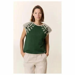 Leon & Harper Sweat Sans Manches Sirop Leaf Coton Bio ||Femme Sweats