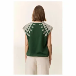 Leon & Harper Sweat Sans Manches Sirop Leaf Coton Bio ||Femme Sweats