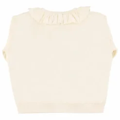 New Sisters Department Sweat Terese Datil Pepper Terry Coton Bio | Blanc