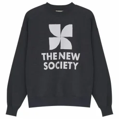 Best the new society Sweat TNS Logo | Gris chiné foncé