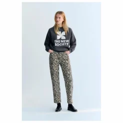 Best the new society Sweat TNS Logo | Gris chiné foncé