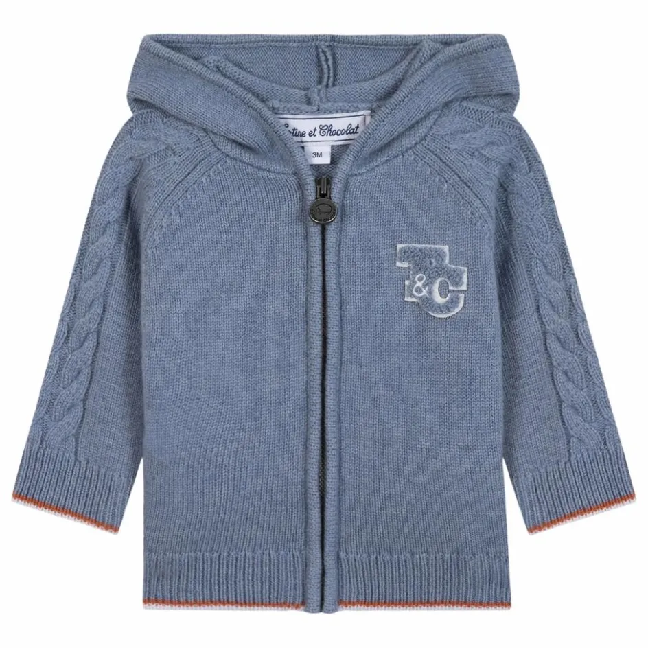 Enfant Tartine et Chocolat Sweats|Sweats*Sweat Torsades Laine |