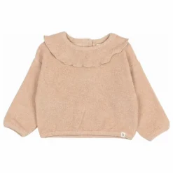 Discount Búho Sweat Volants Eponge Bio | Rose