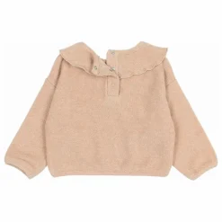 Discount Búho Sweat Volants Eponge Bio | Rose